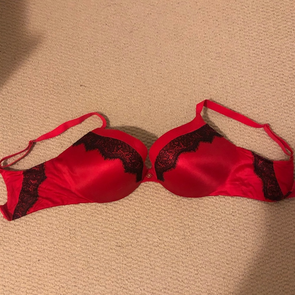 Red Push Up Bra 34DD